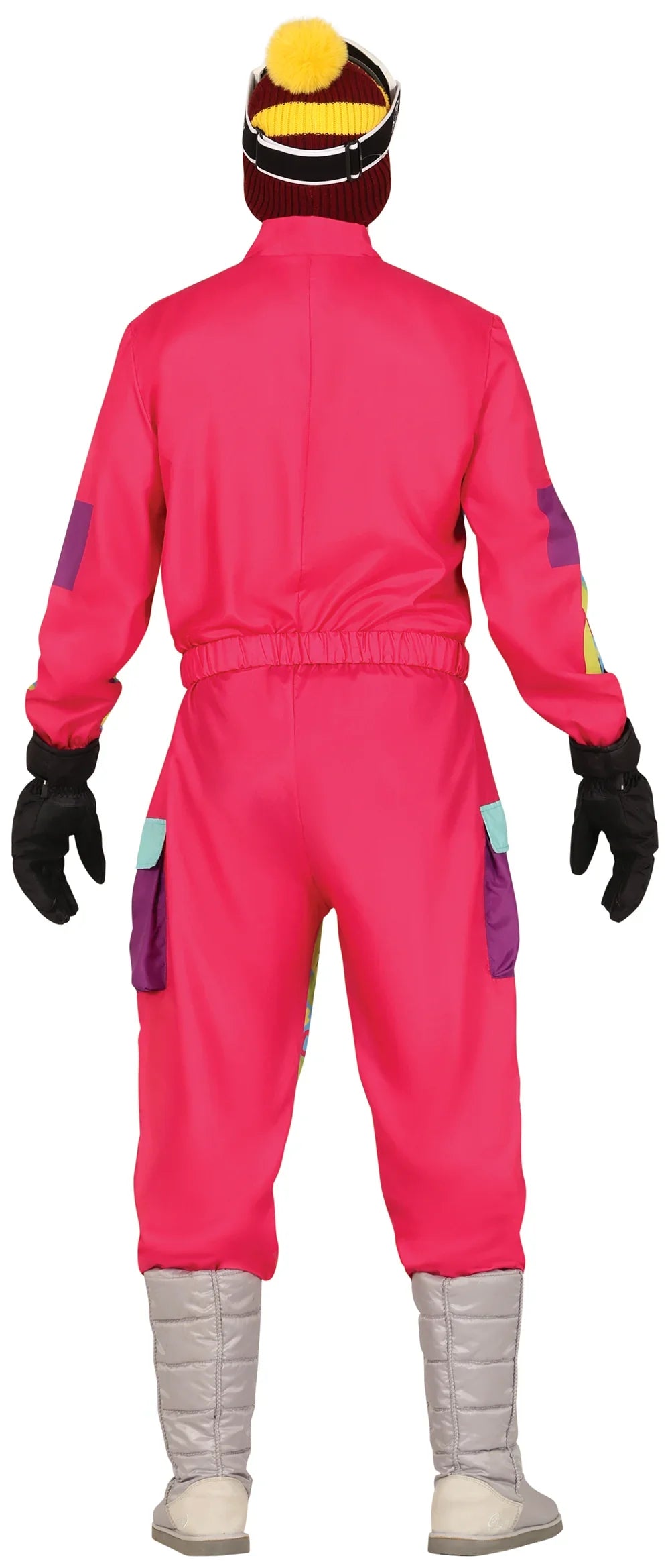 Disfraz de Esquiador Años 80 Rosa para Hombre Deportes y Animadoras Guirca